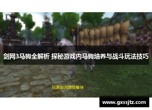 剑网3马驹全解析 探秘游戏内马驹培养与战斗玩法技巧 剑网3马驹全解析 探秘游戏内马驹培养与战斗玩法技巧